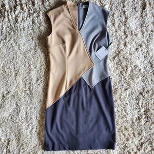 Calvin Klein Midi Colorblock Dress